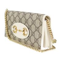 GUCCI グッチ 長財布 621892 PVC ベージュ ホワイト【本物保証】