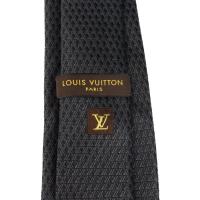 LOUIS VUITTON ルイ ヴィトン ネクタイ シルク ダークグレー 【本物保証】