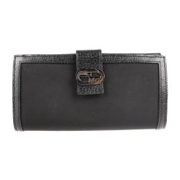 GUCCI グッチ 長財布 035 0416 2109 キャンバス レザー ブラ【本物保証】