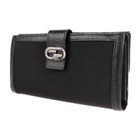 GUCCI グッチ 長財布 035 0416 2109 キャンバス レザー ブラ【本物保証】