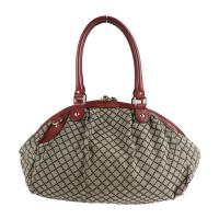 GUCCI グッチ ハンドバッグ 223974 キャンバス レザー ベージュ レ【本物保証】