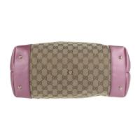 GUCCI グッチ トートバッグ 269956 GGキャンバス ベージュ ピンク【本物保証】