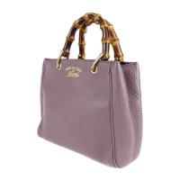 GUCCI グッチ ハンドバッグ 368823 レザー パープル 【本物保証】