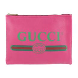 GUCCI グッチ クラッチバッグ 500981 レザー ピンク系 【本物保証】