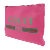 GUCCI グッチ クラッチバッグ 500981 レザー ピンク系 【本物保証】