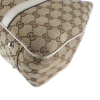 GUCCI グッチ トートバッグ 232957 キャンバス ベージュ ホワイト【本物保証】