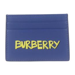 BURBERRY バーバリー カードケース 40762741 レザー ブルー 【本物保証】