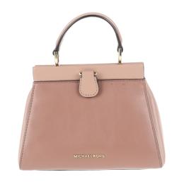 Michael Kors マイケルコース ハンドバッグ レザー ピンクベージュ 【本物保証】