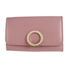 BVLGARI ブルガリ キーケース 282865 グレインカーフレザー ダーク【本物保証】