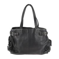 PRADA プラダ トートバッグ BR3235 レザー ブラック シルバー金具【本物保証】