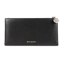 BVLGARI ブルガリ 長財布 35227 レザー ブラック 【本物保証】