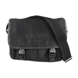 PRADA プラダ ショルダーバッグ VA0769 ナイロン レザー ブラック 【本物保証】