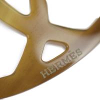 HERMES エルメス その他アクセサリー バッファローホーン ベージュ ブラウ【本物保証】