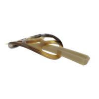 HERMES エルメス その他アクセサリー バッファローホーン ベージュ ブラウ【本物保証】