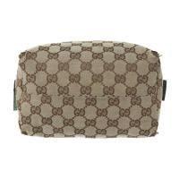 GUCCI グッチ ハンドバッグ 124542 GGキャンバス レザー ベージュ【本物保証】