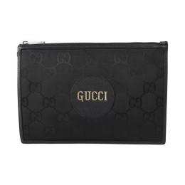 GUCCI グッチ セカンドバッグ 625598 GGナイロン レザー ブラック【本物保証】