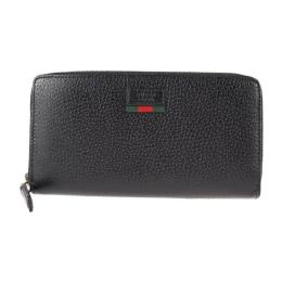 GUCCI グッチ 長財布 435298 レザー ブラック 【本物保証】