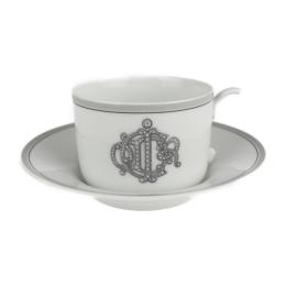 Christian Dior クリスチャンディオール 食器 陶器 ホワイト グレ【本物保証】