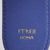 FENDI フェンディ ショルダーストラップ パイソン レザー ベージュ系 グレ【本物保証】