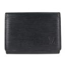 LOUIS VUITTON ルイ ヴィトン 名刺入れ M56582 レザー ノワ【本物保証】