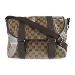 GUCCI グッチ ショルダーバッグ 374423 コーティングキャンバス ベー【本物保証】