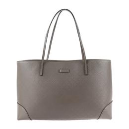 GUCCI グッチ トートバッグ 353397 レザー グレー 【本物保証】