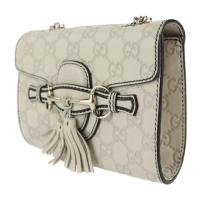 GUCCI グッチ ショルダーバッグ 369622 レザー アイボリー 【本物保証】