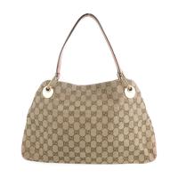 GUCCI グッチ トートバッグ 121023 GGキャンバス ブラウン ベージ【本物保証】