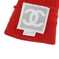 CHANEL シャネル 手袋 カシミヤ レッド 【本物保証】