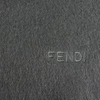 FENDI フェンディ マフラー 100%カシミヤ ダークグリーン 【本物保証】