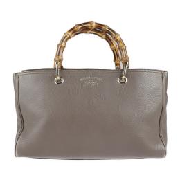 GUCCI グッチ ハンドバッグ 323660 レザー トープ系 【本物保証】