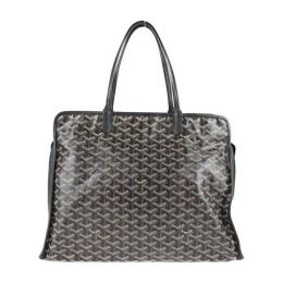 GOYARD ゴヤール トートバッグ PVC レザー ブラック 【本物保証】