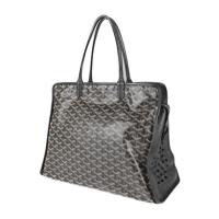 GOYARD ゴヤール トートバッグ PVC レザー ブラック 【本物保証】