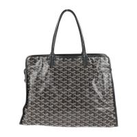 GOYARD ゴヤール トートバッグ PVC レザー ブラック 【本物保証】