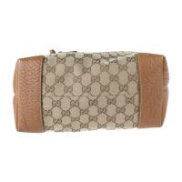 GUCCI グッチ トートバッグ 247237 キャンバス レザー カーキ ブラ【本物保証】