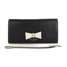 Kate Spade ケイトスペード 二つ折り財布 WLRU3284 レザー ブ【本物保証】