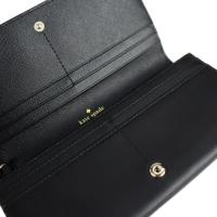 Kate Spade ケイトスペード 二つ折り財布 WLRU3284 レザー ブ【本物保証】