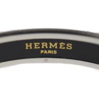 HERMES エルメス バングル メタル ブラック シルバー【本物保証】