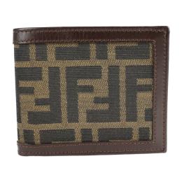 FENDI フェンディ 二つ折り財布 2289 01694 009 キャンバス 【本物保証】