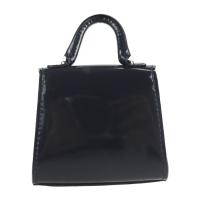 DELVAUX デルヴォー キーホルダー パテントレザー ネイビー 【本物保証】