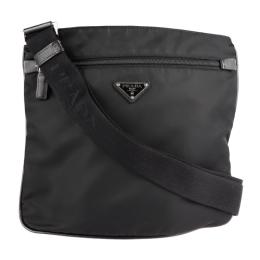 PRADA プラダ ショルダーバッグ VA0563 ナイロン レザー NERO 【本物保証】