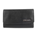 PRADA プラダ キーケース 2M0025 サフィアーノレザー NERO ブラ【本物保証】