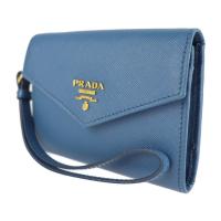 PRADA プラダ カードケース 1M1442 サフィアーノレザー コバルト 【本物保証】