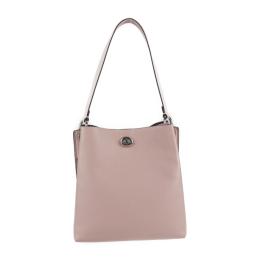 COACH コーチ ショルダーバッグ 55200 レザー ピンク 【本物保証】