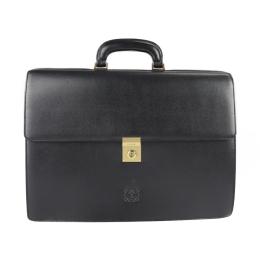 LOEWE ロエベ ビジネスバッグ レザー ブラック 【本物保証】