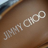 JIMMY CHOO ジミーチュウ スリッポン PVCコーティングキャンバス エ【本物保証】