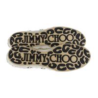 JIMMY CHOO ジミーチュウ バレエシューズ レザー シルバー 【本物保証】