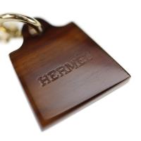 HERMES エルメス ネックレス メタル バッファローホーン ゴールド ブラウ【本物保証】