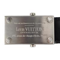 LOUIS VUITTON ルイ ヴィトン ベルト M9801 キャンバス 黒 【本物保証】