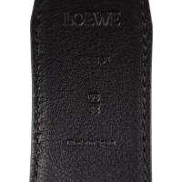 LOEWE ロエベ ベルト 528.12.015 カーフレザー ネイビー ブラッ【本物保証】